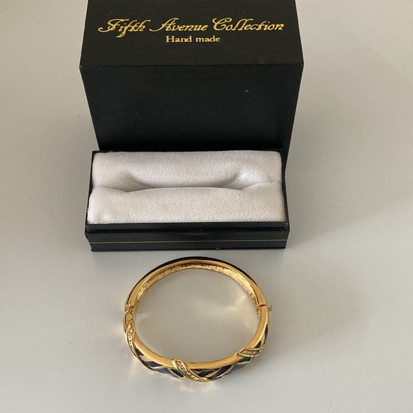 Vintage Fifth Avenue Bracelet Bangle, Handmade EUC - Picture 3 of 7